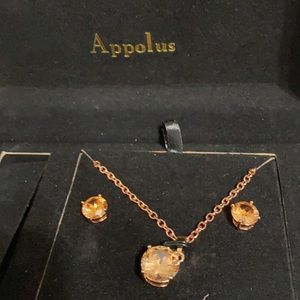 earrings and necklace set